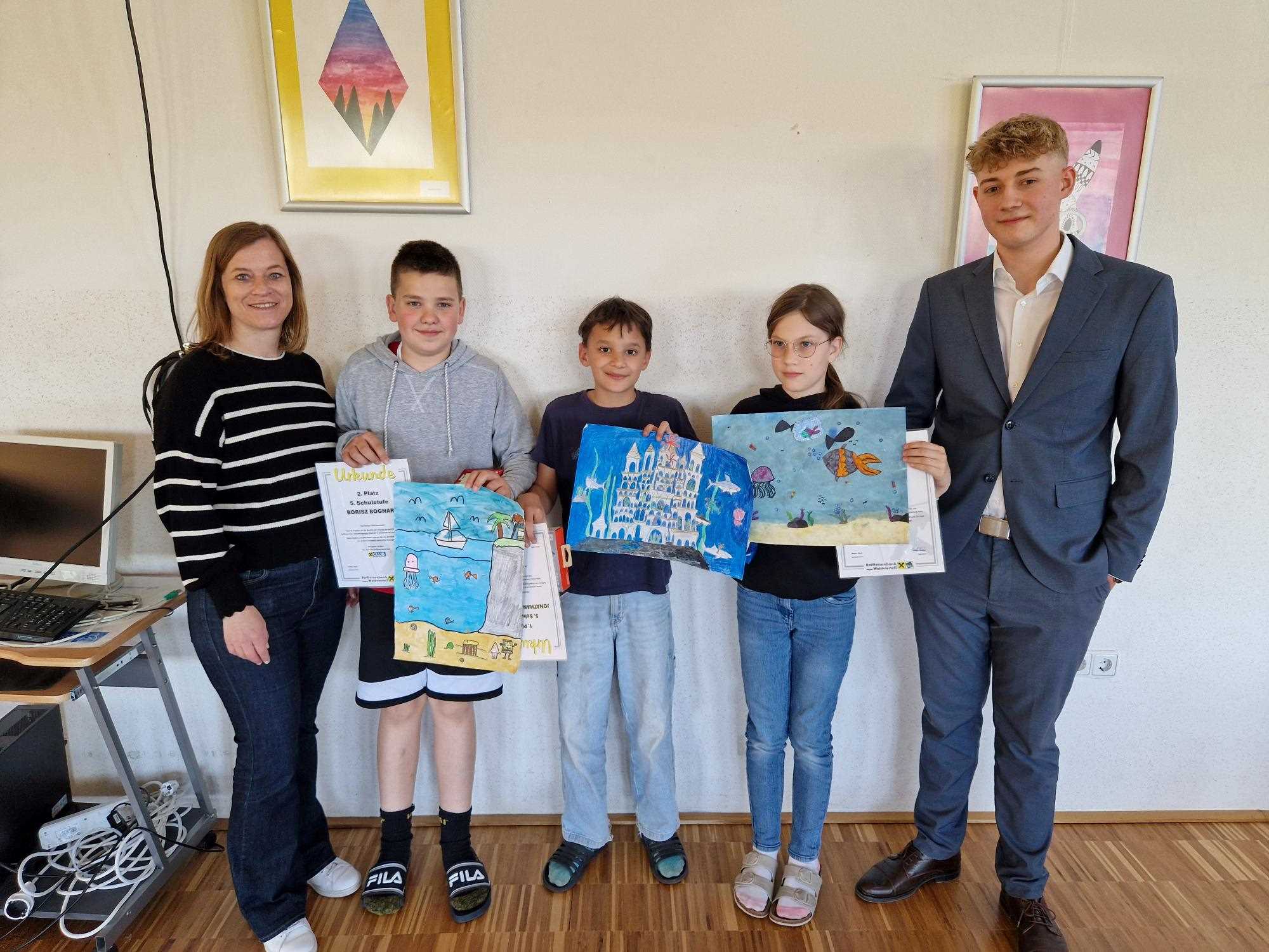 Raika-Zeichenwettbewerb 1. Klasse - Copyright SMS Gars